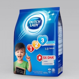 [Dutch Lady 123 – 1-3 Tahun] Susu Tepung Kanak-Kanak – Minda Cerdas, Badan Sihat