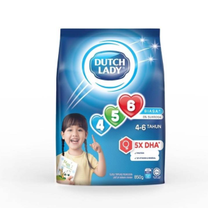 [Dutch Lady 456 – 4-6 Tahun] Susu Untuk Anak Cergas & Bijak