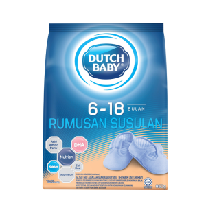 [Dutch Lady 6-18 Bulan] Susu Formula Growing Up – Untuk Bayi Aktif & Sihat