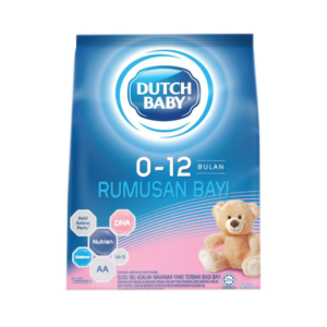 [Dutch Lady 0-12 Bulan] Susu Formula Bayi – DHA & Nutrisi Lengkap untuk Tumbesaran Awal