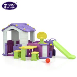Pink Big House With 3 Play Activities