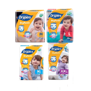 Pants Drypers Drypantz Baharu — Lebih Kering, Lebih Selesa & Mesra Kulit!